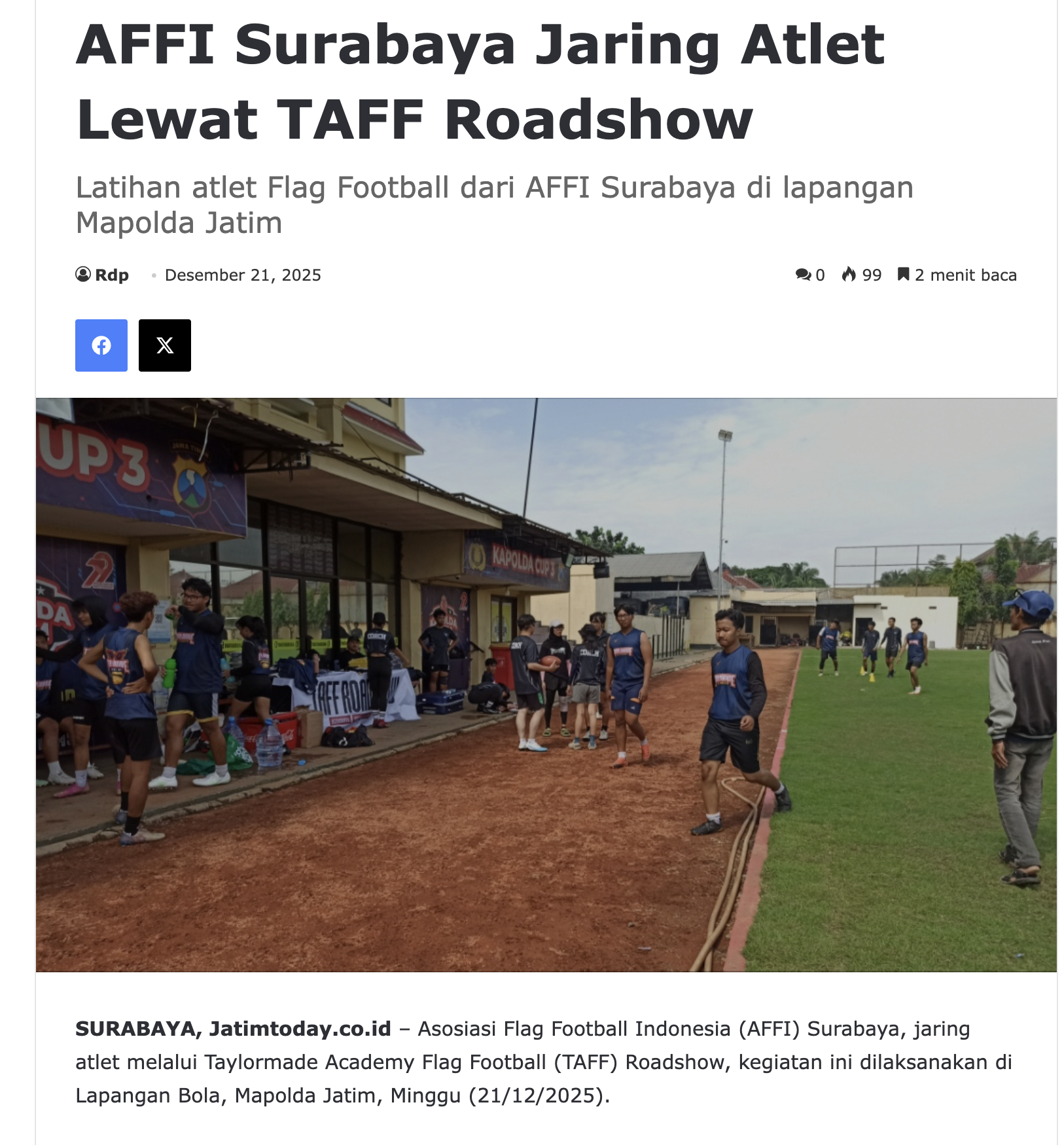 TAFF Roadshow Surabaya